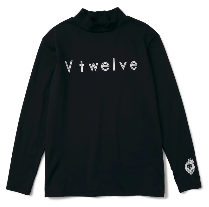 V12】V122320-MK09/O/L LOGO MOCK/XL/BLACK